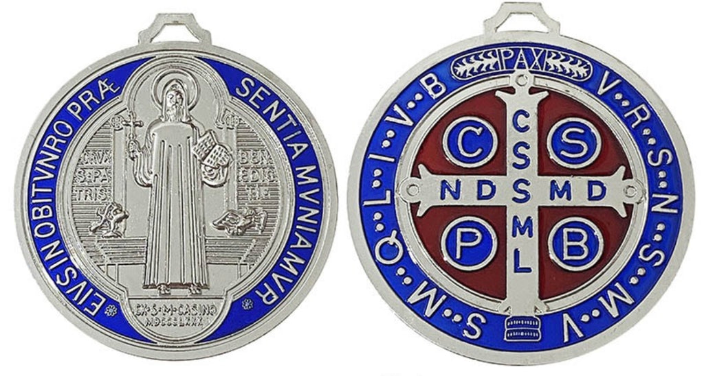 St. Benedict Medal 5" - Color