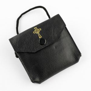 Rectangle Leather Pyx Burse