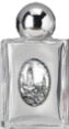 Glass Holy Water Bottle - O.L. of Fatima
