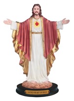 Sacred Heart of Jesus 12" Statue - Open Arms