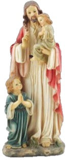 Jesus with Children 12" Statue - Standing