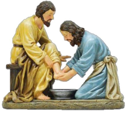 Washing of the Feet 8.5" Statue