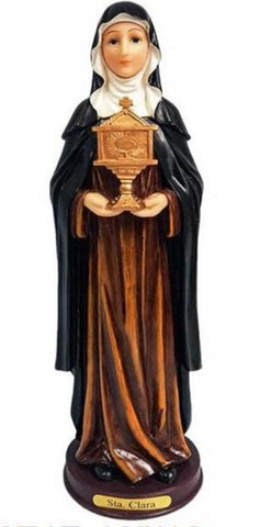 Santa Clara 12" Statue