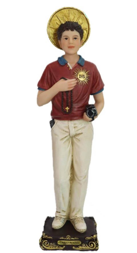 St. Carlo Acutis 12" Statue