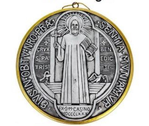 Medalla San Benito 8" Plaque