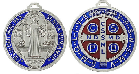 St. Benedict Medal 5" - Color