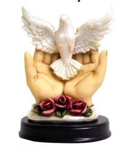 Holy Spirit Dove w/ Hands 5"