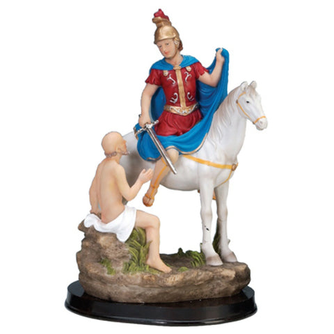 St. Martin of Tours 5" Statue - Blue