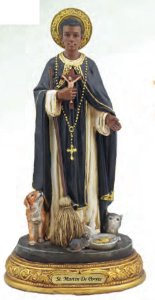 San Martin de Porres 8" Statue