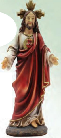 Sacred Heart of Jesus 12" Statue