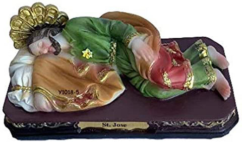 San Jose Dormido 12" C/ Base Statue