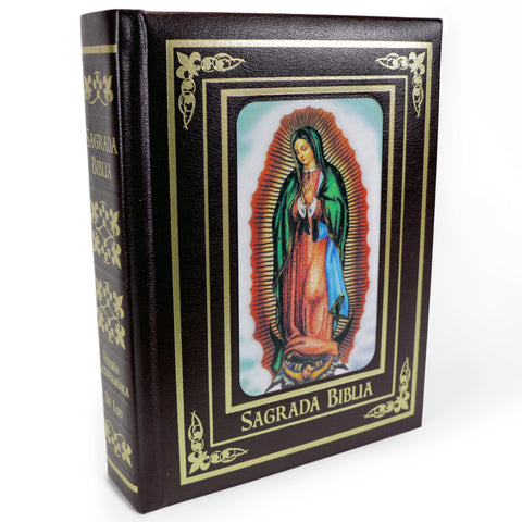 Sagrada Biblia Grande con Piel (Guadalupe)