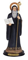 St. Benedict 12" Statue