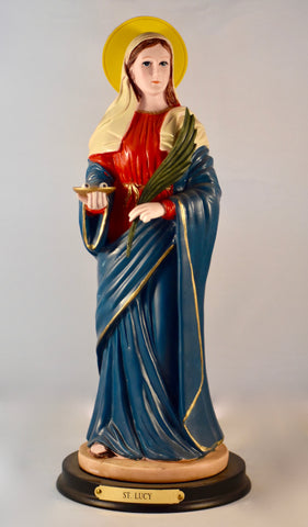 St. Lucy 12" Statue