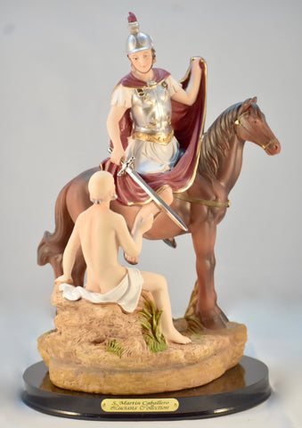 St. Martin of Tours 12" Statue - Red