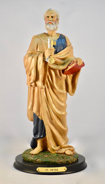 St. Peter 12" Statue
