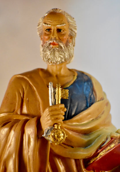 St. Peter 12" Statue