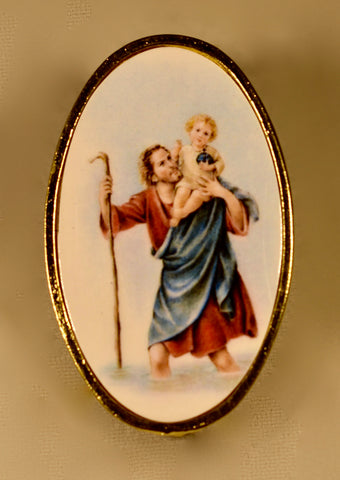 St. Christopher - Visor Clip