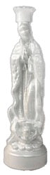 Holy Water Bottle - O.L. of Guadalupe Figure