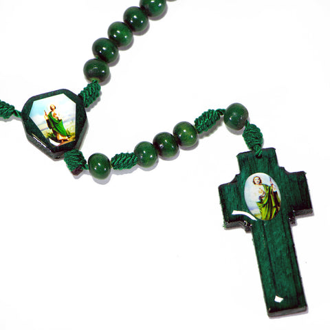 Rosary St. Jude Wood