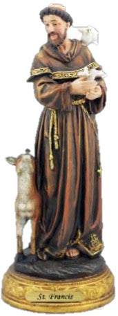 St. Francis of Assisi 8" Statue